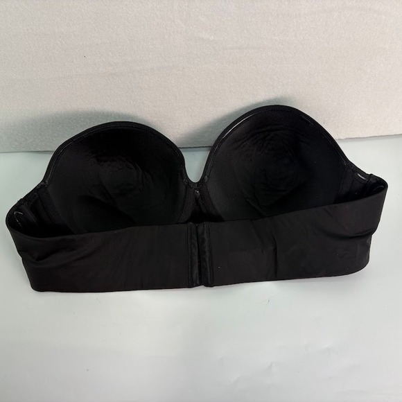 Cacique by Lane Bryant Black Underwire Strapless Bra Size 42C - Picture 3 of 6